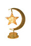 Ramadan lamp with moon and stars: Battery or USB powered - charming decorative lighting