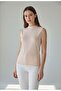 Short Fisherman Collar Combed Cotton Thin Soft Textured Lining / Underwear