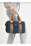 justpolo women's cylinder model hand and shoulder bag - 2