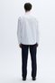 Men's Beige Regular Fit Long Sleeve Casual Shirt - 2