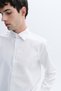 Men's Beige Regular Fit Long Sleeve Casual Shirt - 5