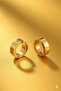 Unisex Stainless Steel Earrings with Plug and Magnet Design for Non-Perforated Ears 2 Pieces Gold