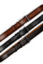Genuine Leather Men's Belt – Stitched, 3.5cm, Tan |   7456 - 2