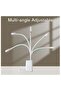 مصباح مكتبي، مصباح LED قابل للتعتيم بثلاثة أوضاع، مصباح مكتبي صغير مزود بمنفذ شحن USB وحامل أقلام - 5