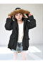 Girl's Winter Coat - Long Winter Canvas Coat - Thick Winter Coat - Puffer Hooded Coat - 4