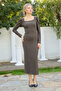 Women's Camisole Square Neck Balloon Sleeve Dress - 3