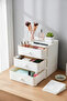 3-Piece Jewelry, Makeup and Cosmetics Organizer Drawer, Office Desktop Organizer Drawer Shelf