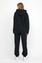 Women's Three Thread Fleece Oversize Tracksuit Set with Elastic Waist and Legs - 5