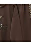 Scuba Suit with Leopard Figure and Patterned Trousers - Brown - 4