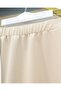 Cross Buttoned Vest Skirt Double Set -Beige - 6