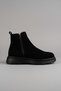 CHELSEY Genuine Leather Double Zip Men's Winter Boots - 6