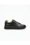 Genuine Leather Eva Sole Black Casual Men's Shoes - 2