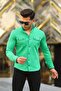 Men's Slim Fit Scuba Shirt - 4