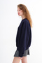 Fleece-Lined Basic Sweatshirt S3408-K11 - 5