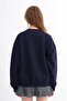 Fleece-Lined Basic Sweatshirt S3408-K11 - 6