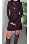 Women's Modal Cashmere Skirt Flared Dress