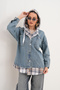 Ekoseli match Denim Ceket - 3