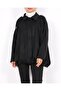 Shoulder Epaulettes, Front Zipper, Lined Suede Jacket - Black - 4