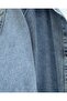 Buttoned Front Hooded Denim Cap with Epaulet Detail and Pockets - Ice Blue - 6