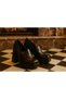 Women's Black Matte Patent Leather Loafer New Style Blunt Toe Lightweight and High Heel Comfortable Shoes - 4