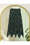 Skirt Asymmetrical Cut Lined Chiffon Skirt - Khaki