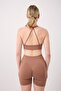 Women's Seamless Halter Neck Sports Bustier - 7