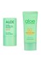 Aloe Soothing Essence Waterproof Suncream Spf50 70ml and Aloe Cooling Sunscreen Stick Spf50+ 23g Set