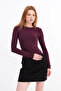 Crew Neck Basic Blouse B1496-Dk2 - 2