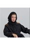 Drawstring Knitted Knitwear Balaclava K Hooded Winter Hijab Headgear Women's Beanie Knitted - 2