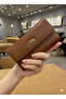 Women's Polo Badge Large Horizontal Wallet 10x17x5cm