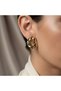 Gold Oval Earrings – Minimal and Stylish Women's Jewelry |   Special Boxed - 3