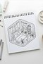 Sweet Little Corners - 21X21 cm Isometric Coloring Book, for Children and Adults - 3