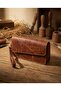 Handmade Genuine Leather Multifunctional Handbag (12X21X3 cm) - 3