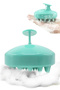 Soft Silicone Toothed Comb Scalp Dandruff Massage Comb Shampoo Shower Scrubbing Brush Adult Children
