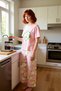Women's Cotton Floral Pajamas Set Comfortable Home Wear Set Carefully Selected Modern Style - 3