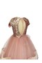 Girl's Pink Pink Cute Dress Zb Kids Evening Dress & Graduation Dress - 4