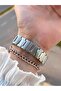 Steel Band 30 Mt Water Resistant Bracelet Gift Wrist Watch - 3