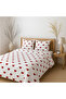 طقم غطاء لحاف فردي بتصميم قلب من UYKULİFE - 2