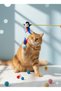 Cat Fishing Rod 90 cm – Furry Cat Toy with Flexible Rod and Plush Toy |   Interactive Game Stick - 3
