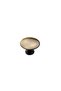 Metal Mushroom Button Handle Antique Yellow Tv Unit Cabinet Door Modern Drawer Furniture Handle Single Hole