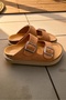 Anatomical Natural Cork Sole Genuine Leather Slippers - 5