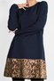 Leopard Printed Tunic with Skirt Hem 40137 - 4