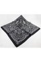 120X120 Ethnic Pattern Oversized Scarf Cotton Scarf Oversized Vintage Scarf Dark Gray - 2
