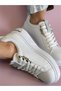 Shoes Elia White Accessories Flat Sole Lace up Lightweight Women's Sneaker Sports Shoes - 3