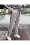 Italian K Hooded Leopard Velvet Suit Gray - 7