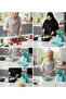 YAH 19-Piecs Premium Silicone Kitchen Utensil Set w/ Wooden Handles, Stainless Steel Knives / Gray - 3