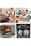 Pookie Silicone Bento Lunch Box for Kids & Toddlers (3-Compartment) with Matching Water Bottle - 5