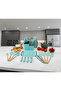 YAH 19-Piecs Premium Silicone Kitchen Utensil Set w/ Wooden Handles, Stainless Steel Knives / Gray - 4