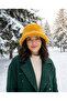 Women's Yellow Plush Fisherman Hat
