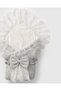 Knitwear Lace Inside Wool Bow Swaddle Blanket 100% Cotton Newborn - 3